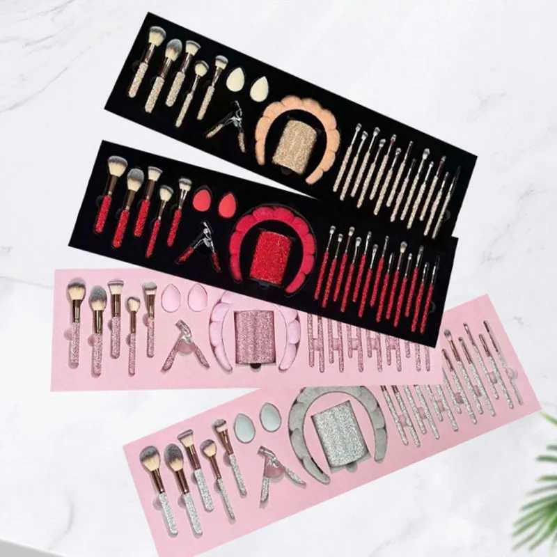 23pcs Glitz and Glam Brush Set Bundle RHINESTONE Glam Brush Set Bling Makeup Brushes Diamond Makeup Brush Storage Bucket withbox W250707