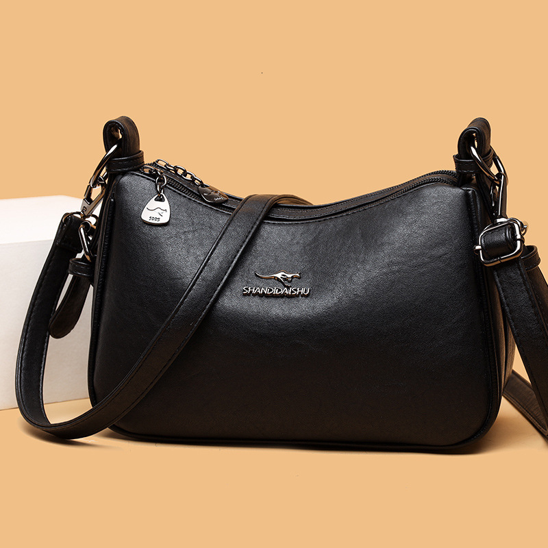 Free Shipping Kangaroo Women's Bag 2025 Designer New Mom Bag Large Capacity Multi Functional Middle Aged And Elderly Crossbody Bag Manufacturer D