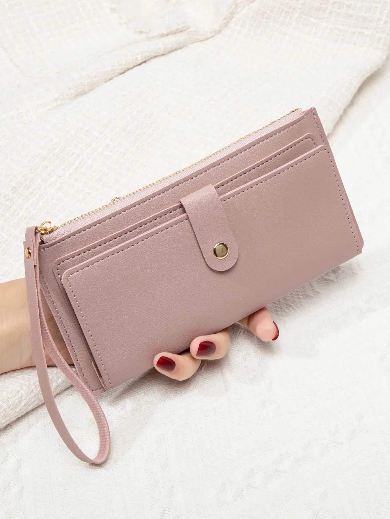 tra thin mini PU leather coin purse simple mens lg card bag multifunctional handheld holder mens wallet Y250707