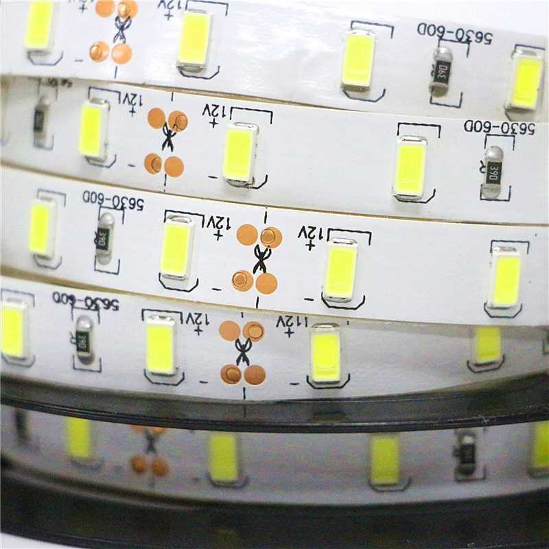 0.5/1/2/3/4/5M High Quality LED Strip Light 5630 SMD 12V Fita Ribbon Lamp Super Bright LED Diode Tape Home Decoration LED String W250701