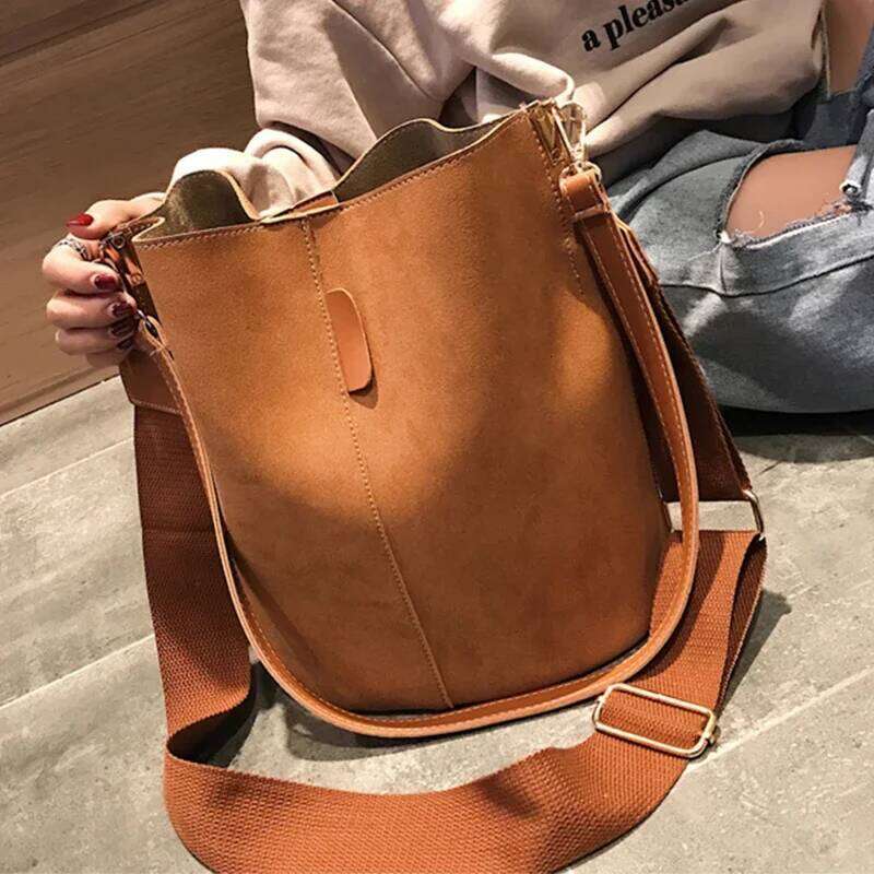 Designer Handbags Ladies Bucket PU Leather Shoulder Large Capacity Crossbody Bags For Women High Quality New Tote Bag