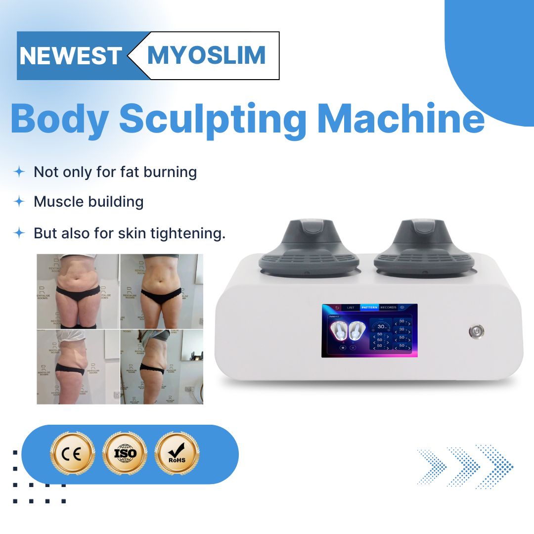 Myoslim EMS Body Shaping Machine Professional Slimming Device Small Fat Reduction Equipment For Muscle Building Home Use Treatments