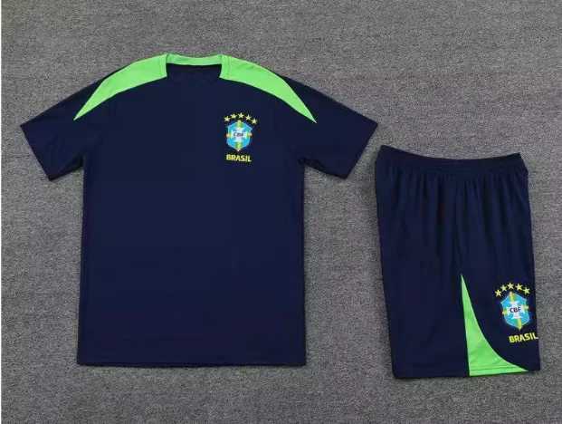 25 Summer 3D Printed Clothing Brazil Team Football Training Kit Breathable and Quick Drying z2507070E1X