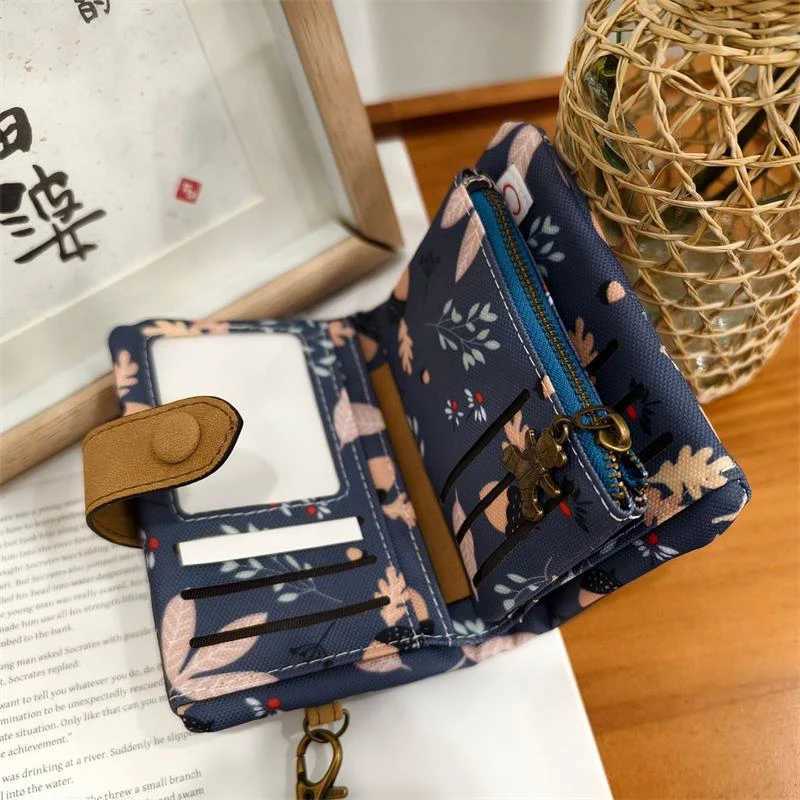 Kaii Wallet New Korean Style Tri-Fold Card Holder for Women Cute Minimalist Purse CC88 Y250707