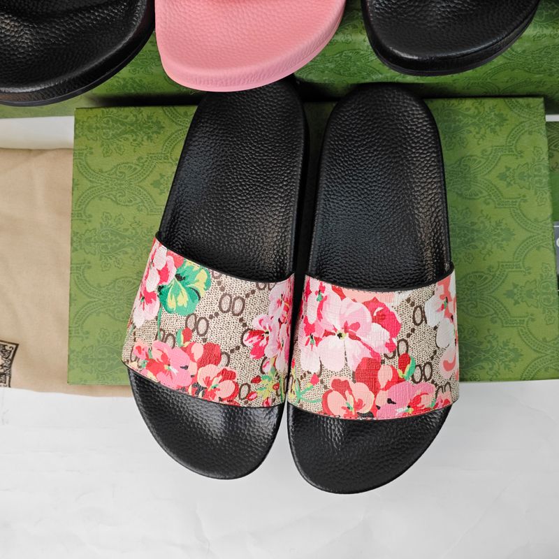 designer Sandals Women Slides Men Slippers Classic brown Complete styles suitable for both men and women Beach bath slippers