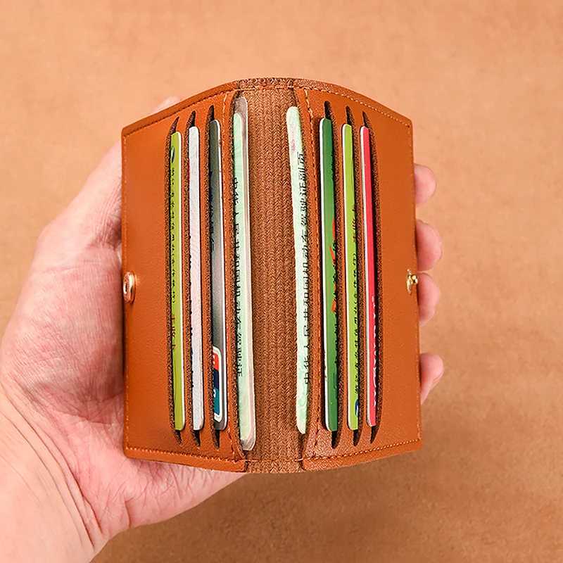 1Pc Card Bag Slim And Compact Bank ID Card Case Drivers License Wallet Simple And Anti-Demagnetization Card Holder Y250707