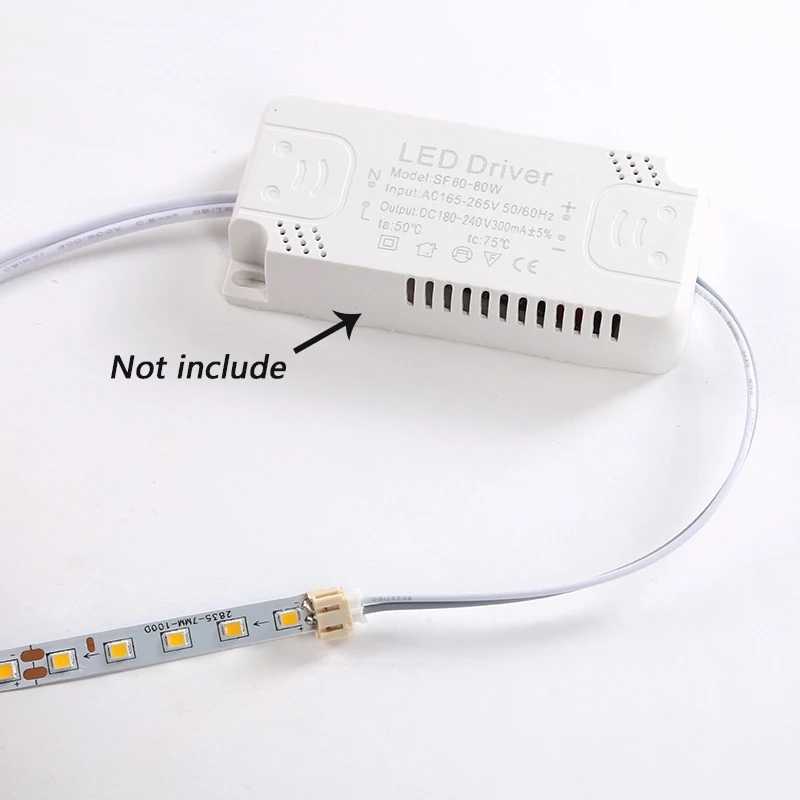 1M/2M/3M 2835 LED ribbon 5B10C-100D 7mm LED strip white Neutral or warm color light tape for use in panel lights chandeliers etc. W250701