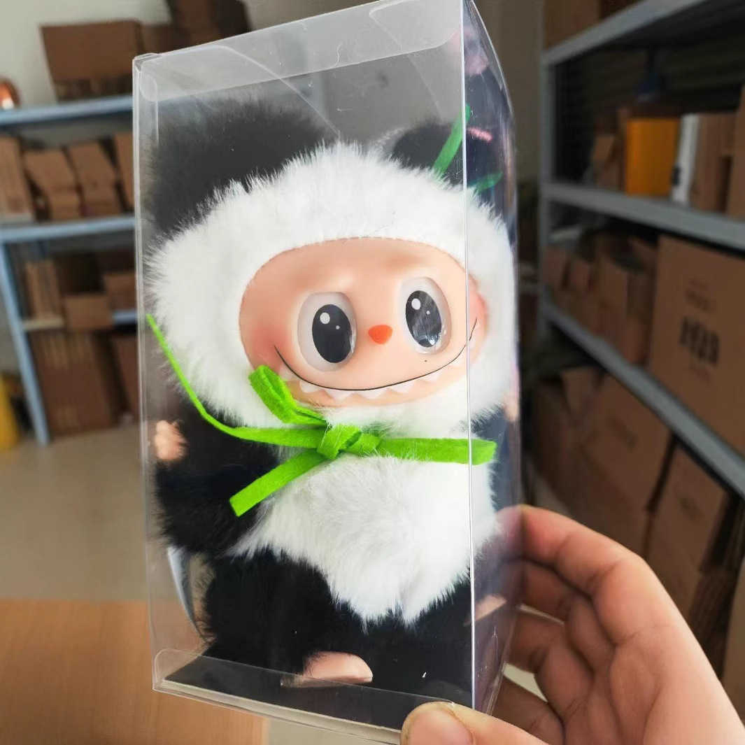 New Pop Mart Labubu Doll Plush Little Leader ZIMOMO Little Angel Thai Princess Plush Panda L250705FI37