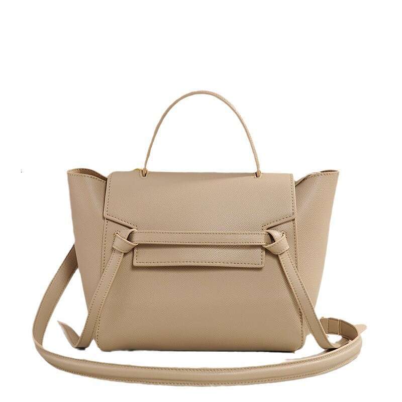 Leather Bag Bucket Bag High Quality Catfish Genuine Leather Women S Large Capacity Crossbody Handbag Fashionable Wing Cowhide Smiley Face Bag Tote Bag