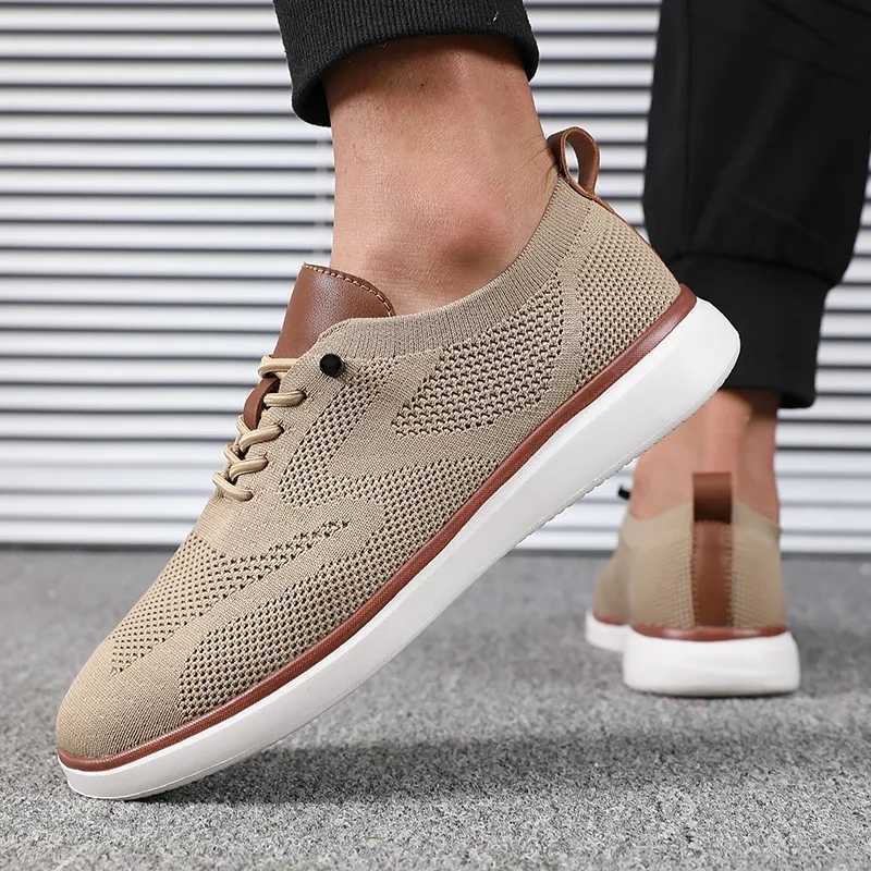 Mens Lightweight Knitted Shoes Cfortable All Day Long Have Excellent Fit Walking Shoes Suitable for Daily Wear Hiking Shoes Y250707