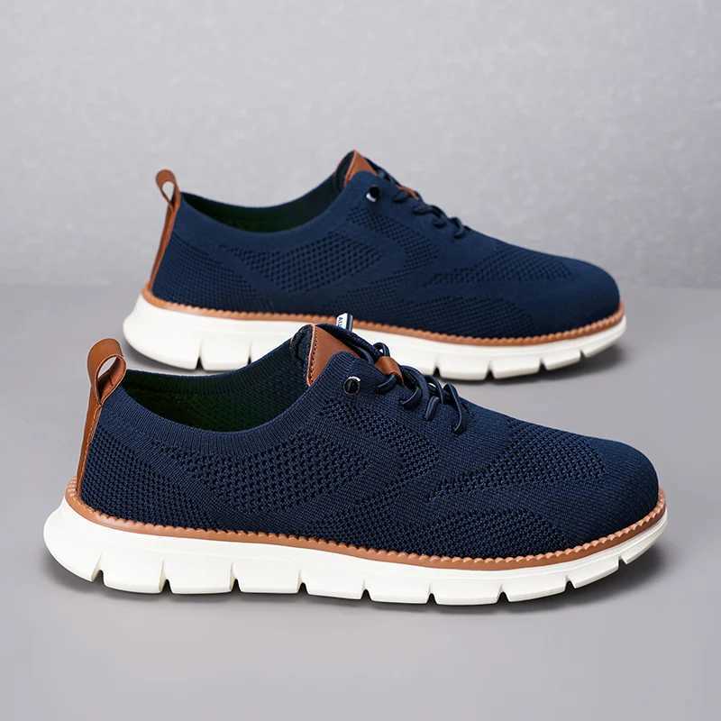 Mens Casual Shoes Non-slip Wear-resistant Mesh Breathable Lightweight Color Mahing Design Multifunctional Casual Sports Shoes Y250707