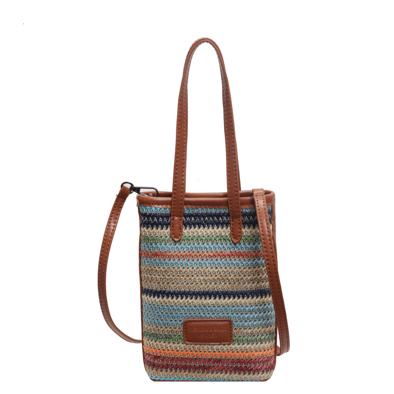 Free shipping designer Hot Trend Bohemian Straw Bag for Women 2025 New Fashion Crossbody Bag Handbag Woven Bag Beach Bag