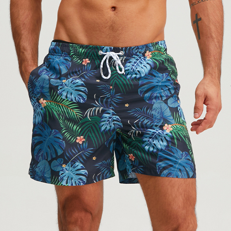 Designer Men's Beach Shorts Camouflage European And American Printed Drifting Shorts Men's Cross Border Quick Drying Export Casual Shorts Fa