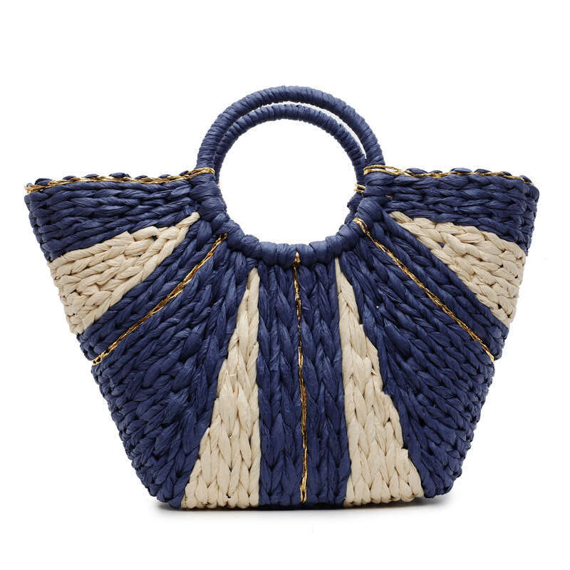 Free shipping designer bag Luxury bag Personalized New Woven Handheld Basket Bag Spring Summer Color-Block Versatile Casual Fashion High-End Feel Wome