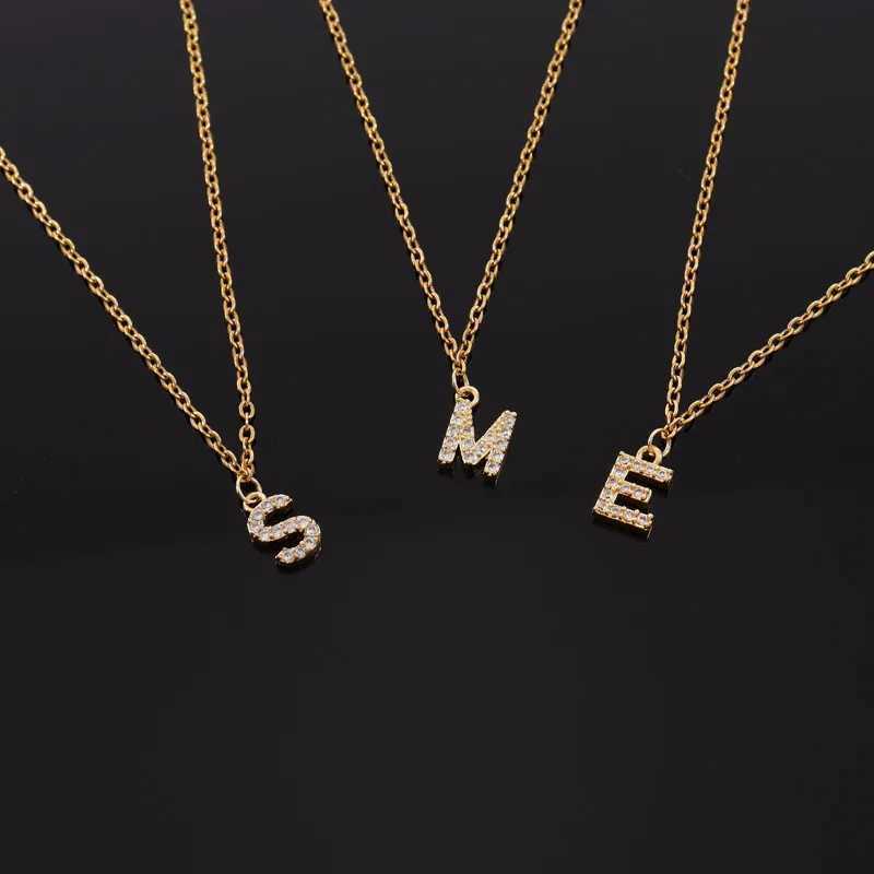 2025 New in Fashion Initial Letter Bracelet Women Golden Color Pave Zircon 26 Letter Tiny Initial Bracelet For Women Jewelry Gifts XJ250707