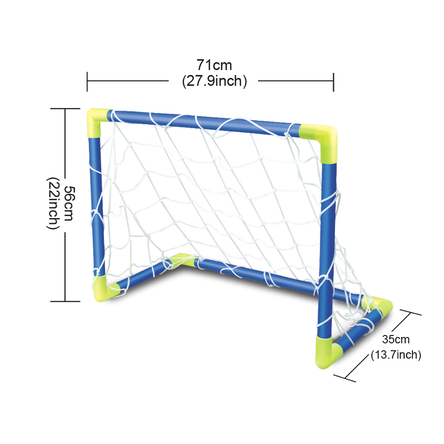 Portable Folding Childrens Soccer Door Toy for Outdoor Play - Ideal Beach Entertaining Accessory
