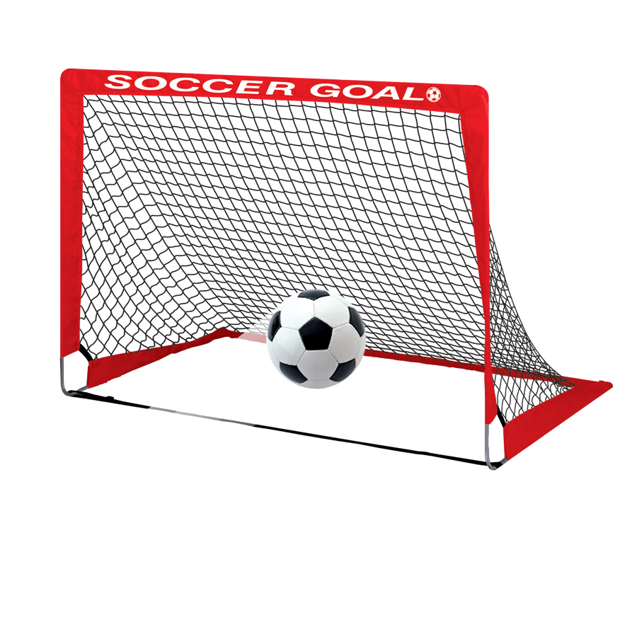 Interactive Kids' Soccer Game with Foldable Goalposts Ideal for Backyard Fun