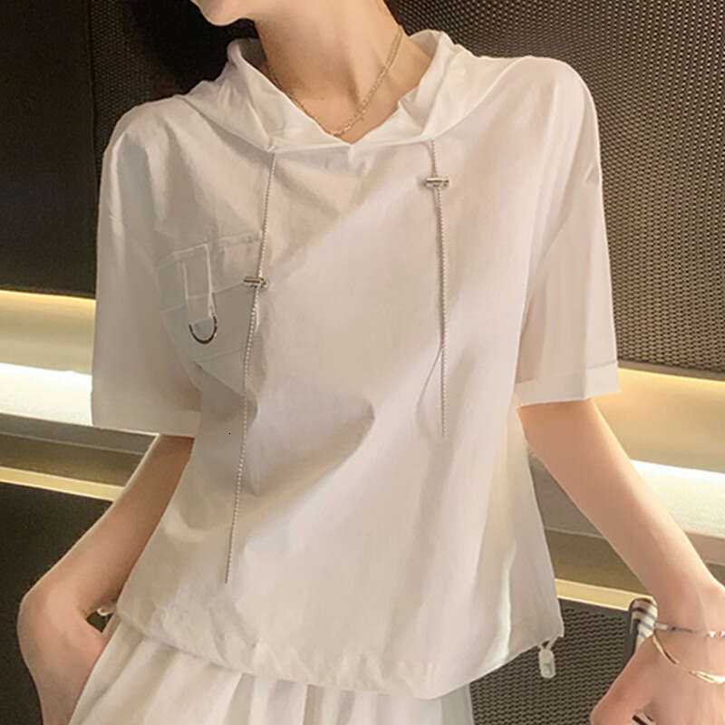 Fashion Casual Sports Suit For Women Summer New Korean Style Loose Plus Size Women's Short Sleeve Two-Piece Set B5