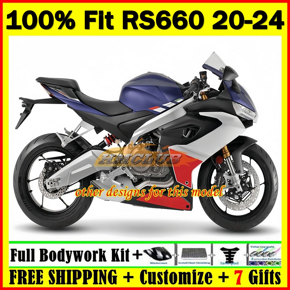 Injection Mold Full Body Kit For Aprilia RS660 RS 660 RS-660 CC RR Light Cyan 20 21 22 23 24 Frame 11HC.39 660CC 2020 2021 2022 2023 2024 Free customi