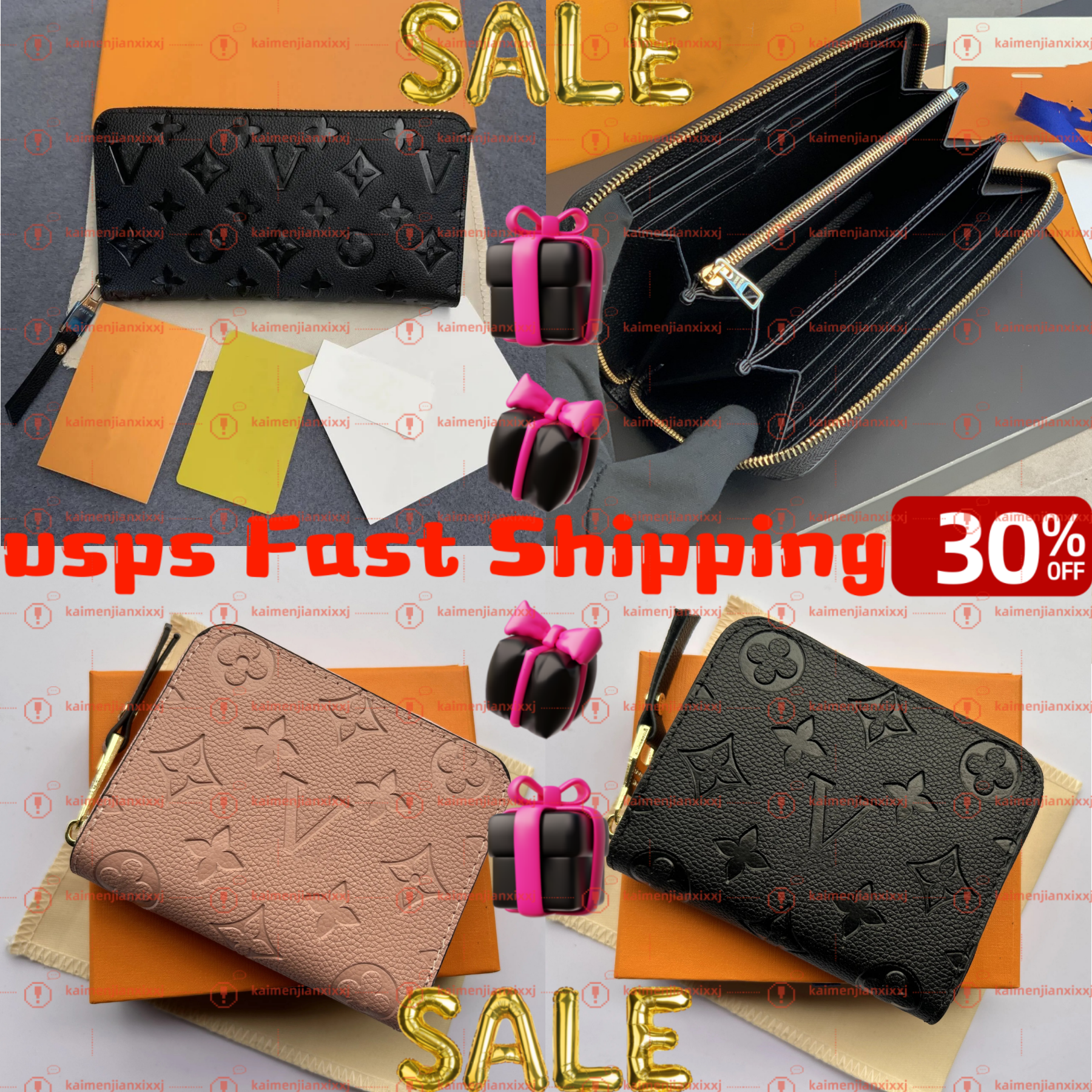 Top Quality Designers wallet zippy mens wallet Luxury key pouch Fashion Bag Card Holder Evening Bags Coin Purse Embossed Zipper Clutch Wallets purses M60017 M60067