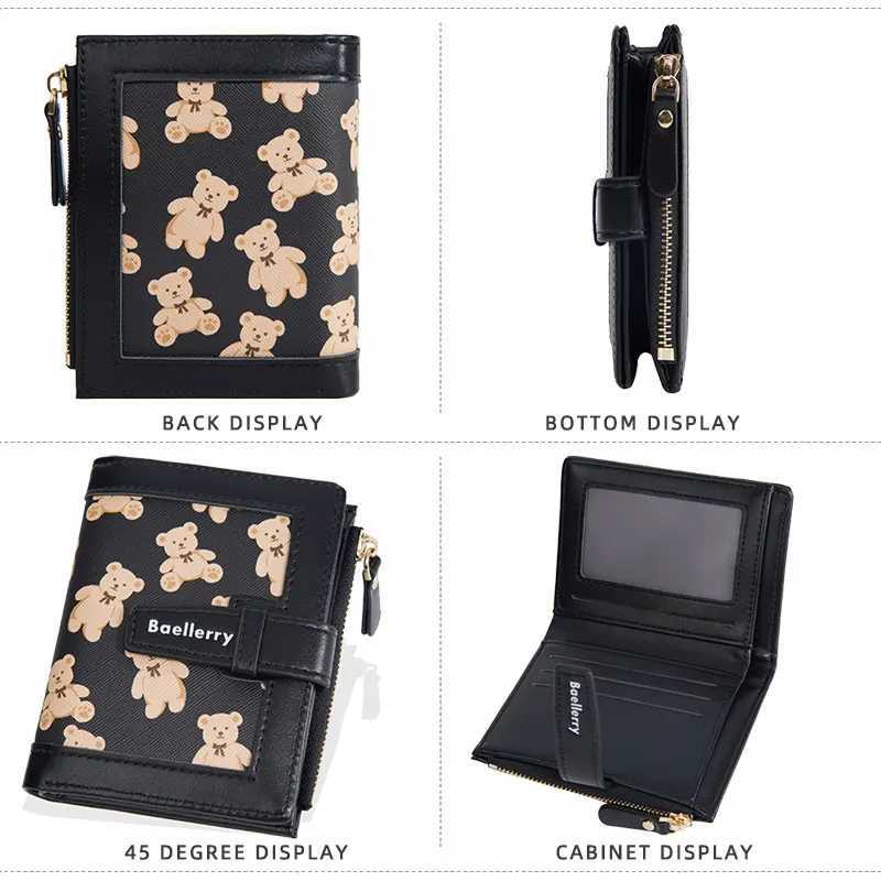 Baellerry High Quality Women Short Wallets Zipper Coin Pocket Card Bag Women Purse New Fi Card Holder Cute Wallet For Girls Y250707