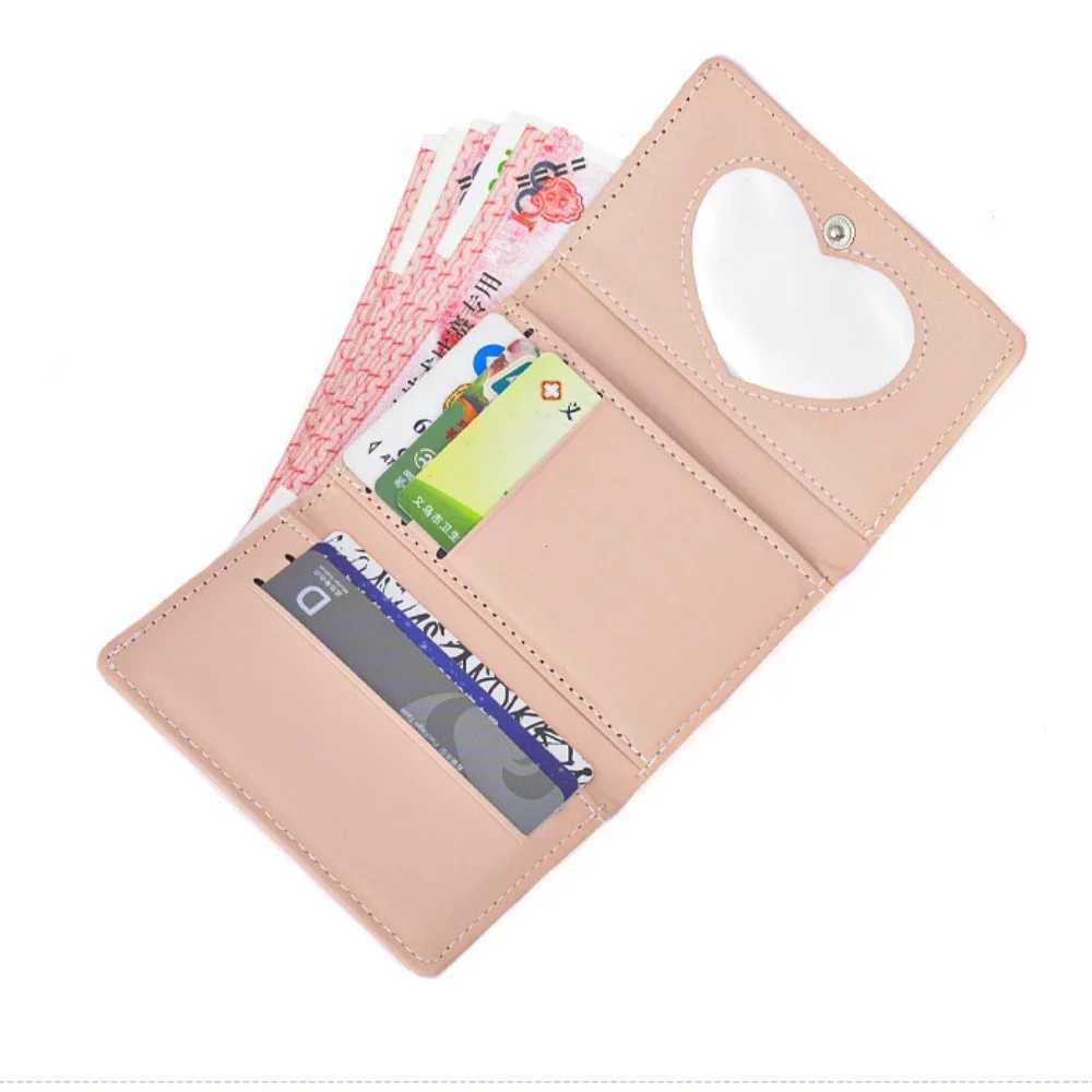 2025 New Wen Wallets Fem Leather Purses Card Holders Graffiti Portable Coin Purse Large Capacity Mey Bag Cute Wallet Y250707