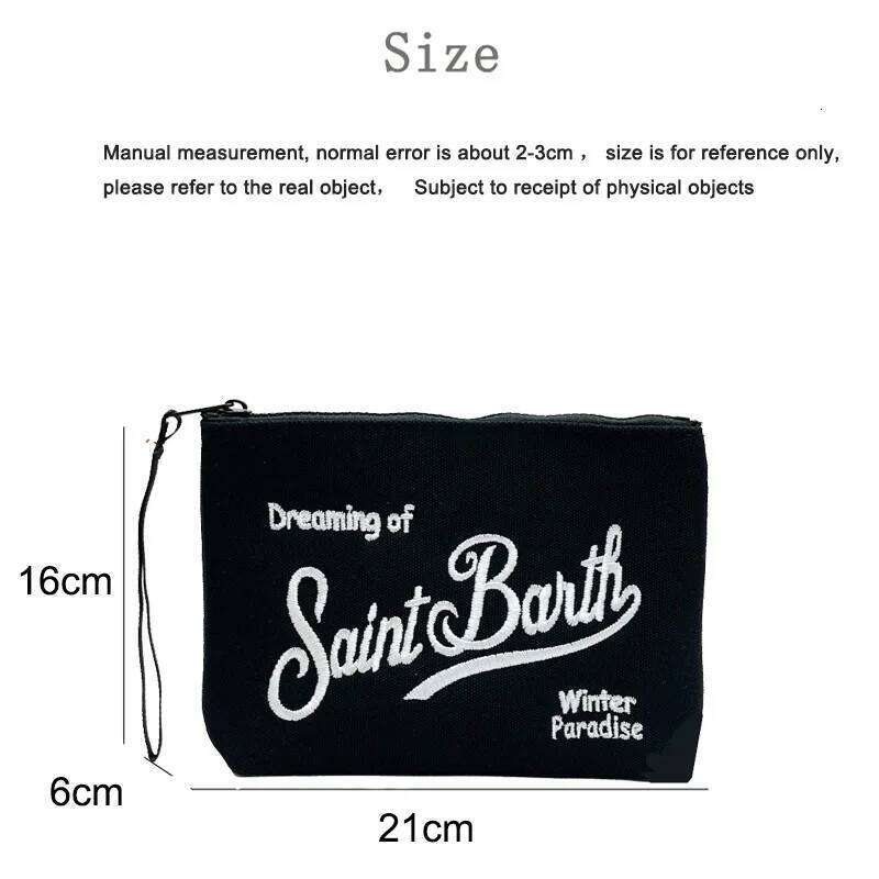 Luxury Bag SAINT BARTH 2025 New Towel Polyester Women's European And American Clutch Bag Diving Handbag