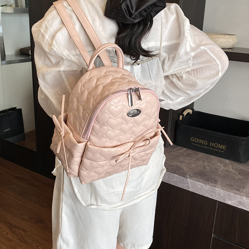Free shipping designer Ins Trend College Style Backpack 2025 New Korean Fashion High-End Travel Bag Niche Design Women Bag