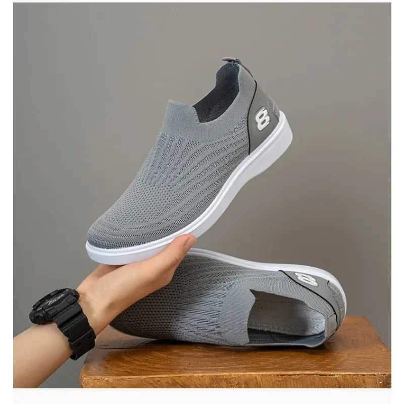 Summer New Mens Shoes Mesh Flat Botted Loafers Casual Board Shoes Casual Mens cheap shoes clearance sing Y250707