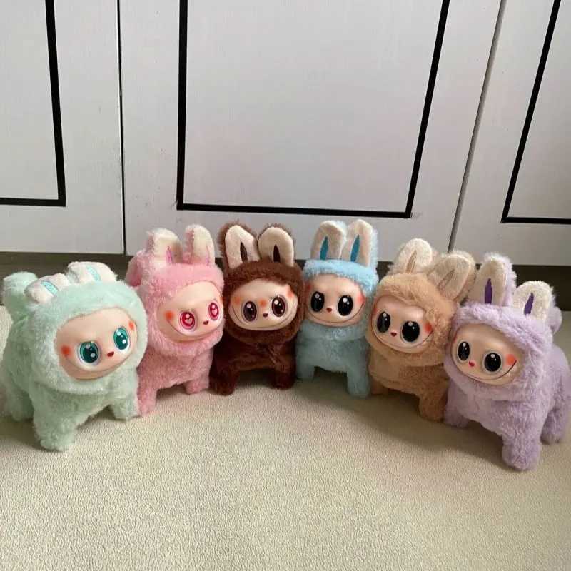 For Lafufu Mount Electric Labubu Dog Cartoon Silicone Face Glowing Running Singing Children Birthday Gift Lafufu Doll Toy L250705QJT0