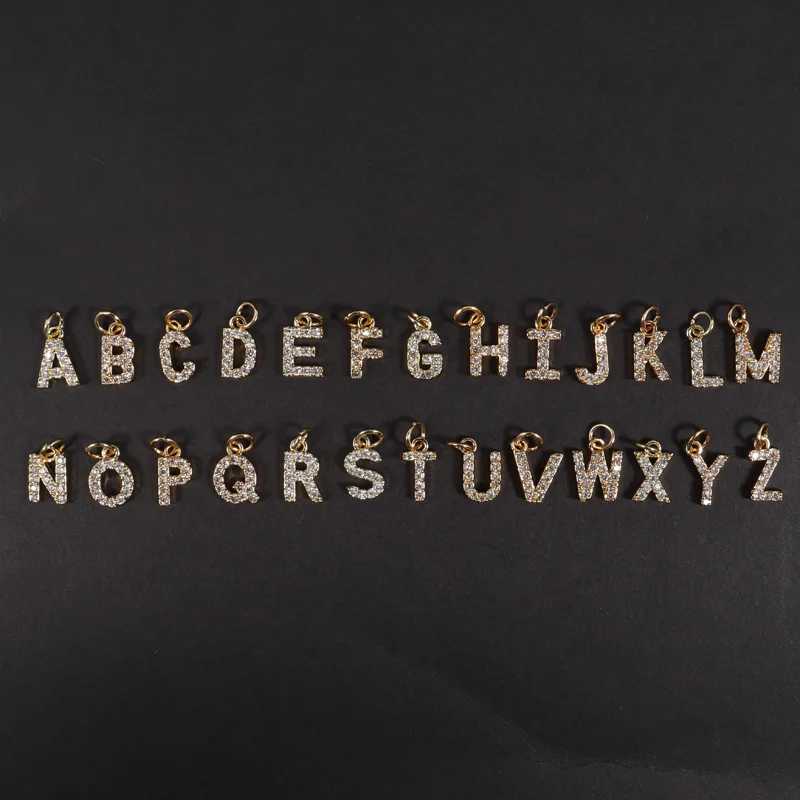 2025 New in Fashion Initial Letter Bracelet Women Golden Color Pave Zircon 26 Letter Tiny Initial Bracelet For Women Jewelry Gifts XJ250707