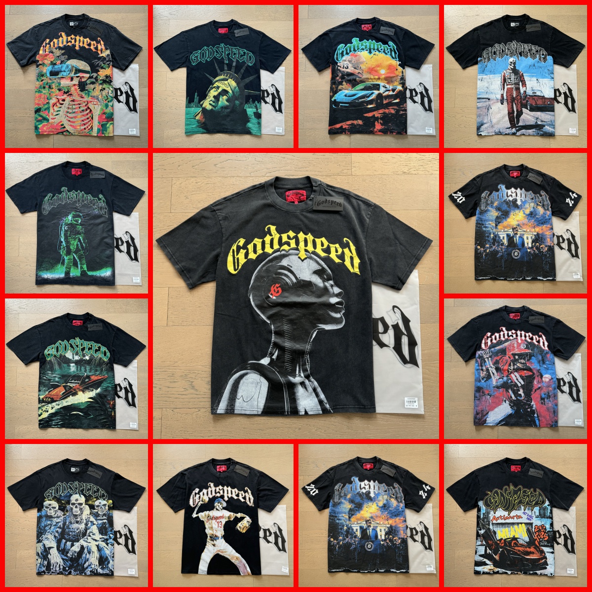 godspeed shirt designer t shirt mens tshirt short sleeve beach hipster fabric Stree printing Men Women street High Quality Hip Hop Fashion washed black size S-XL