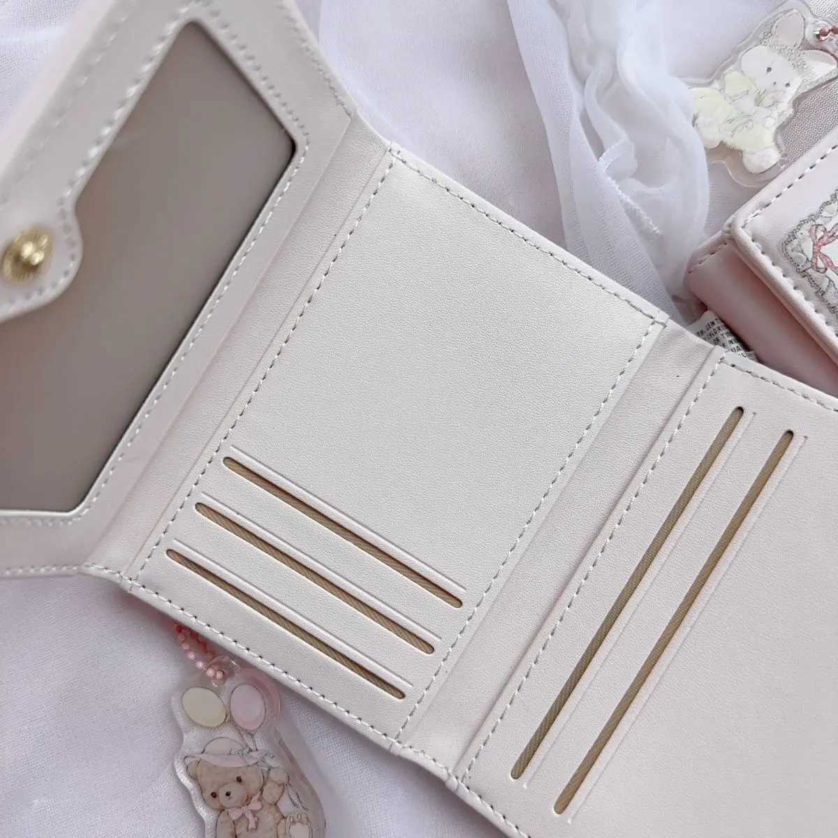 Mens Short Cute Small Wallet Coin Wallet Fold Purse Pu Leather Zip Prints Ahetic Bag Youth Wallet Y250707