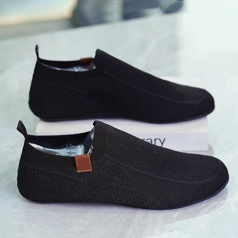 YRZL Lightweight Breathable Loafers Men Thin Bott Summer Anti-Slip Mesh Casual Shoes Cfortable Driving Walking Off Mens Y250707
