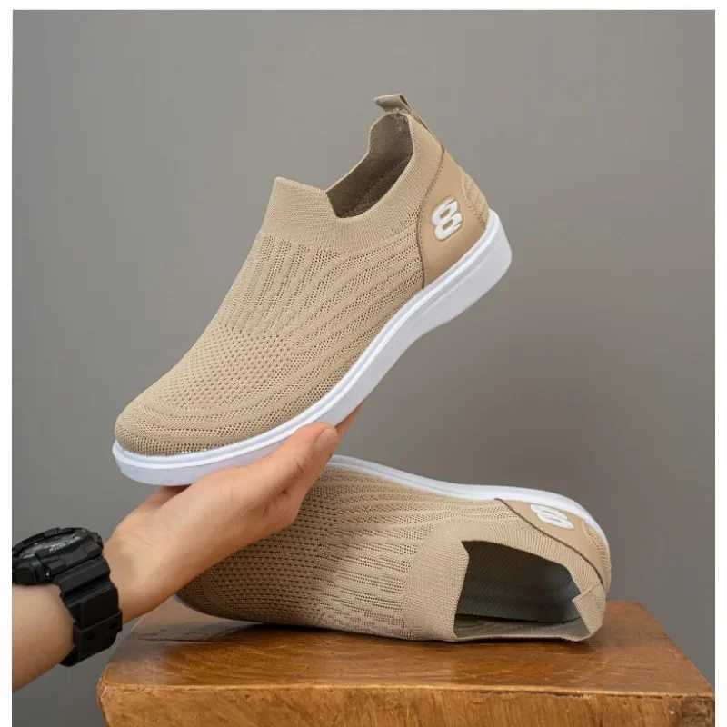 Summer New Mens Shoes Mesh Flat Botted Loafers Casual Board Shoes Casual Mens cheap shoes clearance sing Y250707