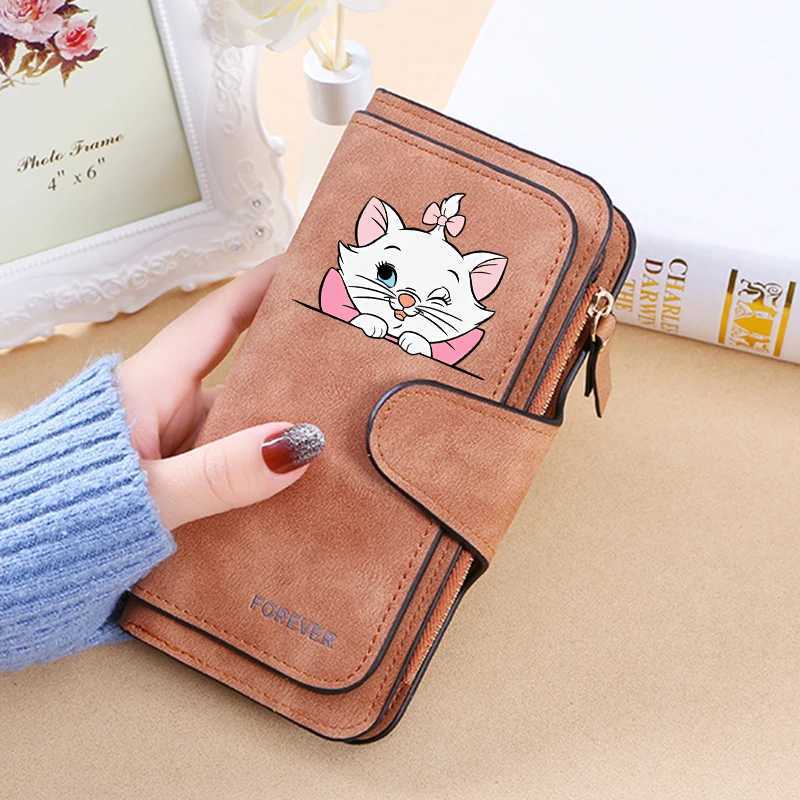 The Aristos Large Capacity Wallet Girl Marie Anime Figures Purse Wan Mti Card Slot Multifunctional Card Holder Y250707