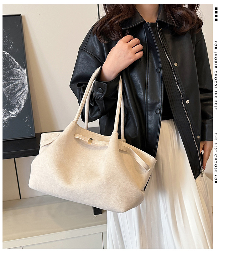designer 2025 New trendy fashionable and retro dumpling shaped Large sized high end under arm single - shoulder daily commuting tote bag Mom Tote Bag 