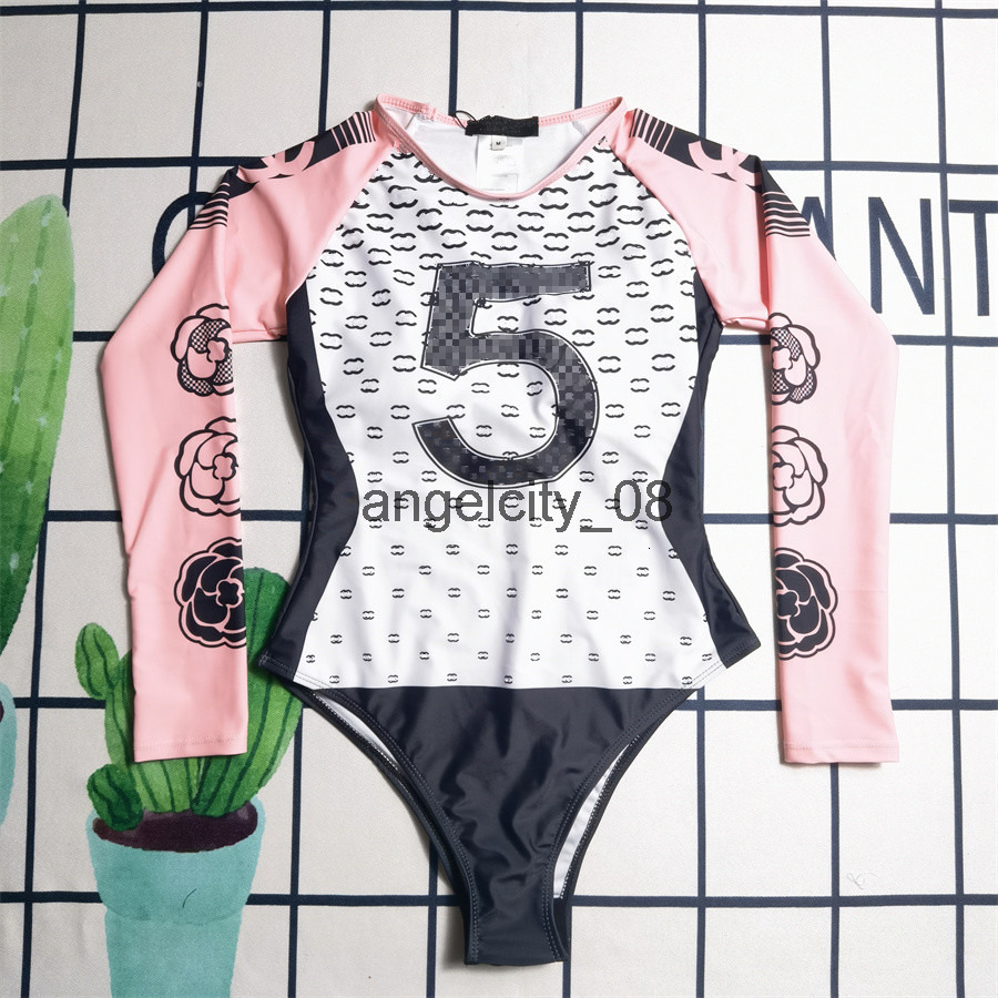 Swimsuit designer fashion luxury bikini womens bikini sexy tight fitting swimsuit summer long sleeved swimsuits bikinis bath wear