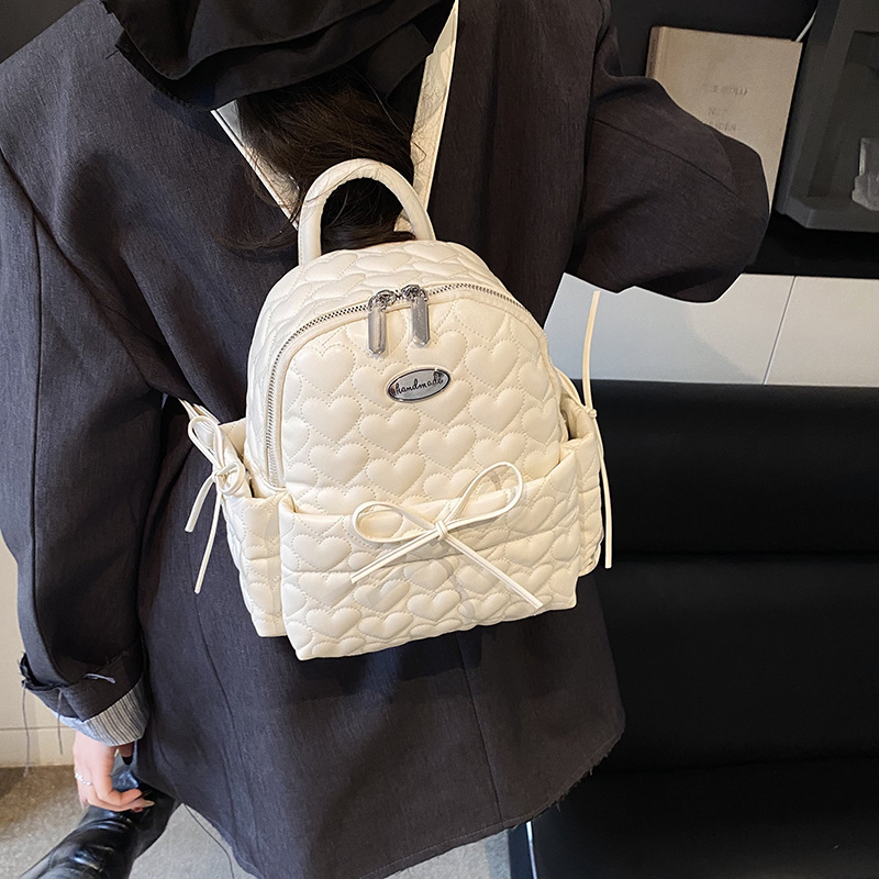 Free shipping designer Ins Trend College Style Backpack 2025 New Korean Fashion High-End Travel Bag Niche Design Women Bag