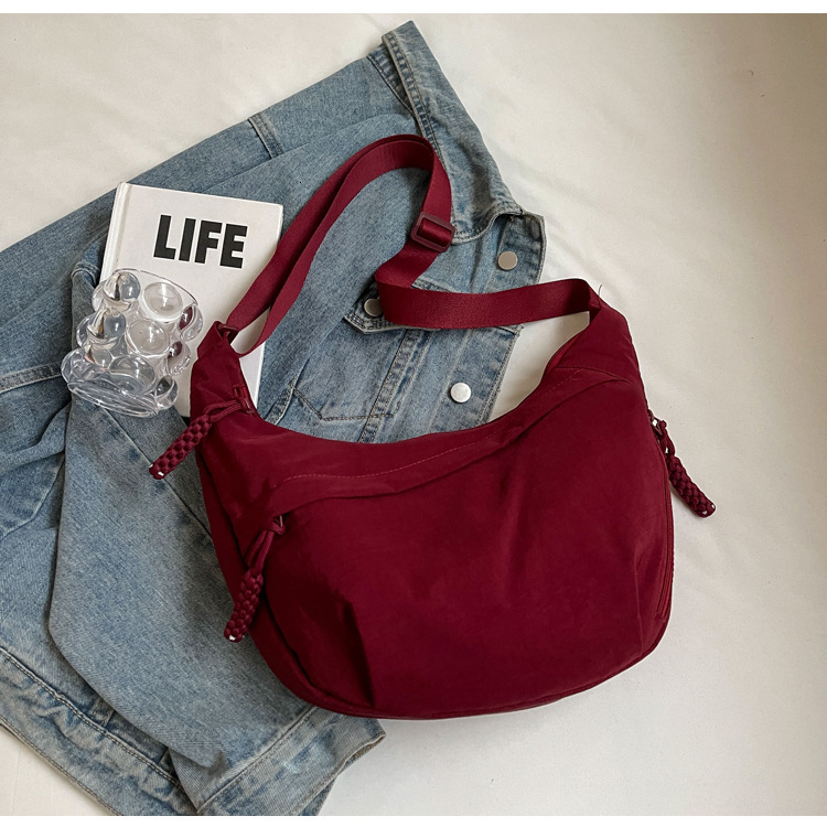 Free shipping designer Casual Dumpling Bag High-Quality Texture Versatile Large Capacity Crossbody Bag for Women New Model for Class Commuting Canvas 