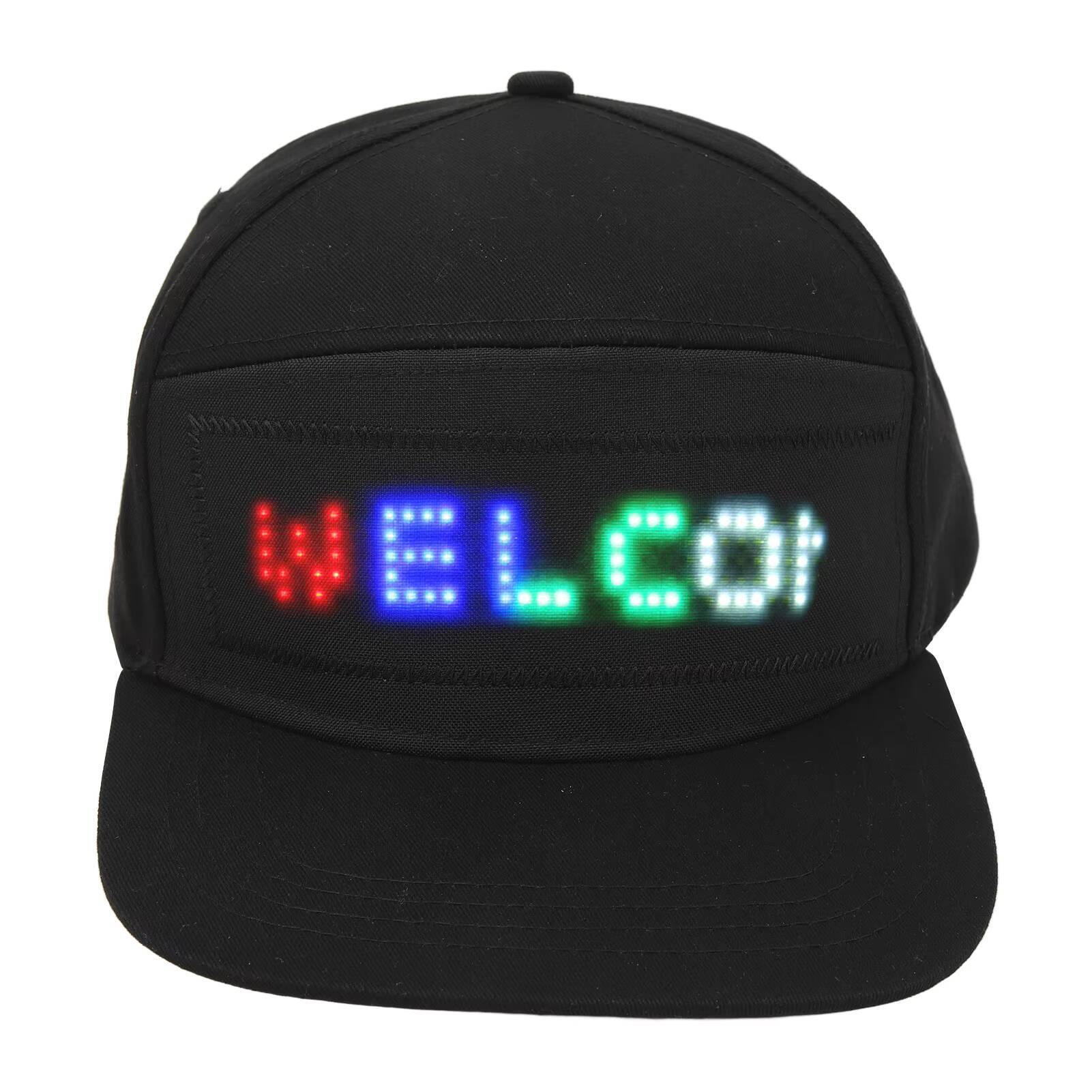 Programmable Bluetooth APP Control Editable Colorful for Outdoor Concert Carnival Hat LED Smart ddmythur