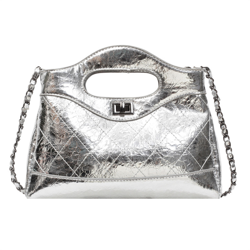 Free shipping designer 2025 Spring Summer New Small Chanel Style Handbag Retro Fashion Chain Trendy Versatile High-end Feel Shoulder Bag Ins Crossbody