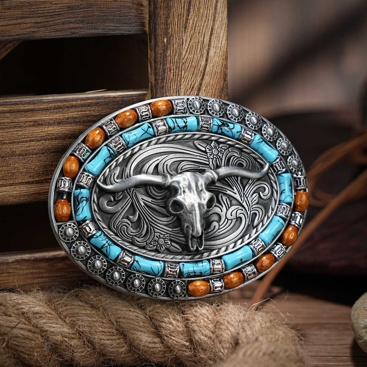 Men Women-Western-Cowboy-PU Leather-Belts - Vintage Belt Floral Engraved Buckle Belt for Jeans W250120