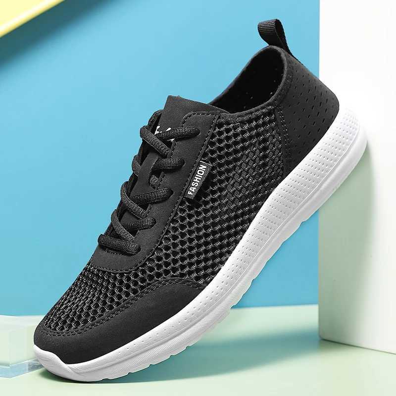 Men Soft Sport Shoes Breathable Fion Mesh Running Shoes Comfortable Men High Quality Outdoor Lightweight Sneakers for Men Y250707
