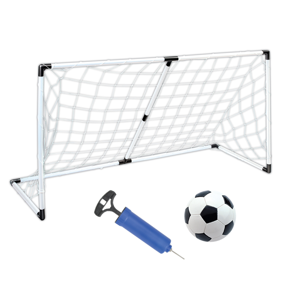 Portable Folding Childrens Soccer Goal Toy for Outdoor Play - Perfect for Beaching