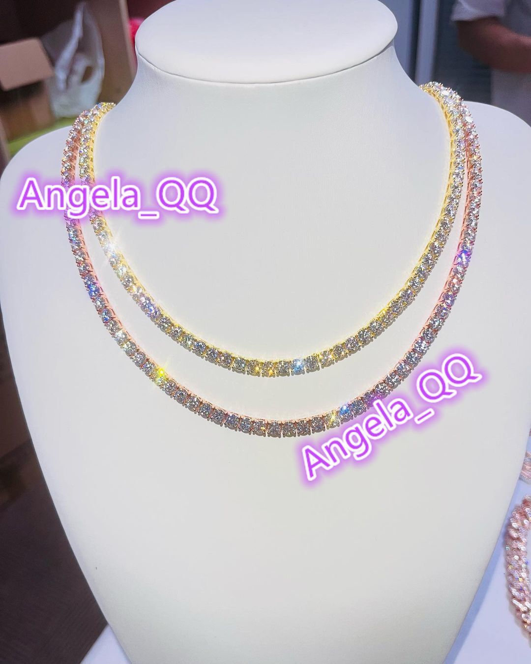 Mens 925 Sterling Silver Cuban Link Chain 5 MM Hip Hop Choker Necklace with Moissanite Diamond Peace Pattern for Engagement