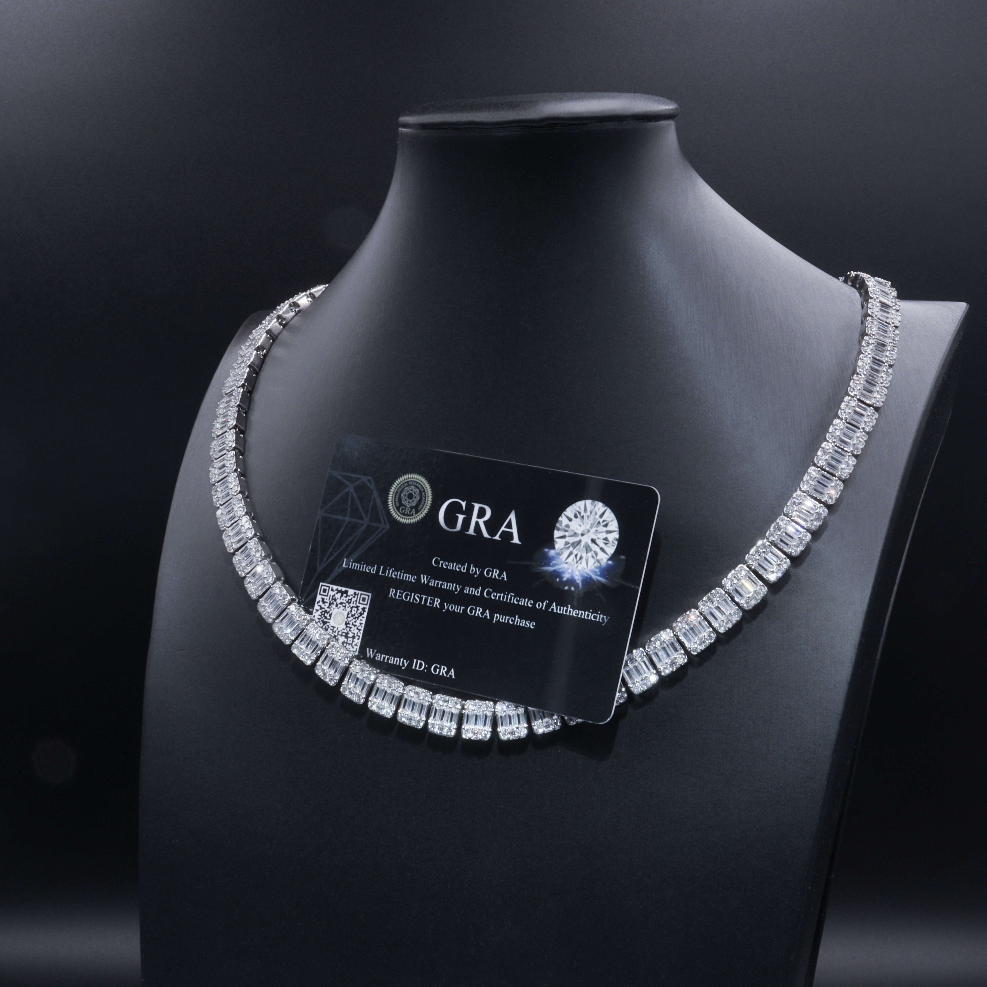 9mm Personalized Fine Jewelry 925 Sterling Silver Iced Out Moissanite Diamond Cuban Link Chain