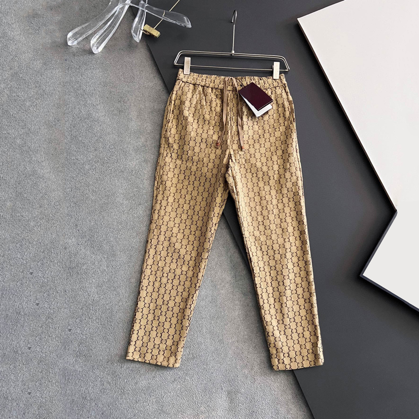 Men Trouser designer mens jacquard pants women classic full letter trousers loose leisure outdoor motion high street Harem pants fashion man high quality pants