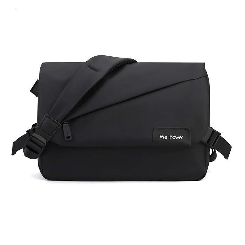 New Simple Crossbody Fashion Single Shoulder Men's Large Capacity Water-Resistant Messenger Bag Business Briefcase