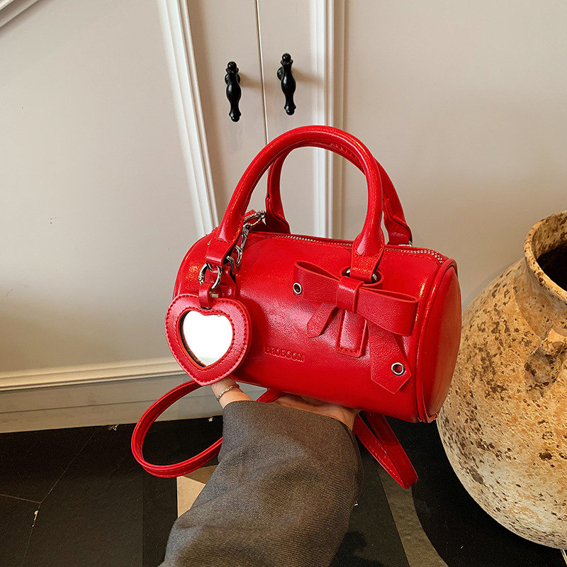 Free shipping designer Summer Yellow Super Hot Cylinder Bag Women 2025 New Light Luxury Niche Design High-end Pillow Crossbody Bag
